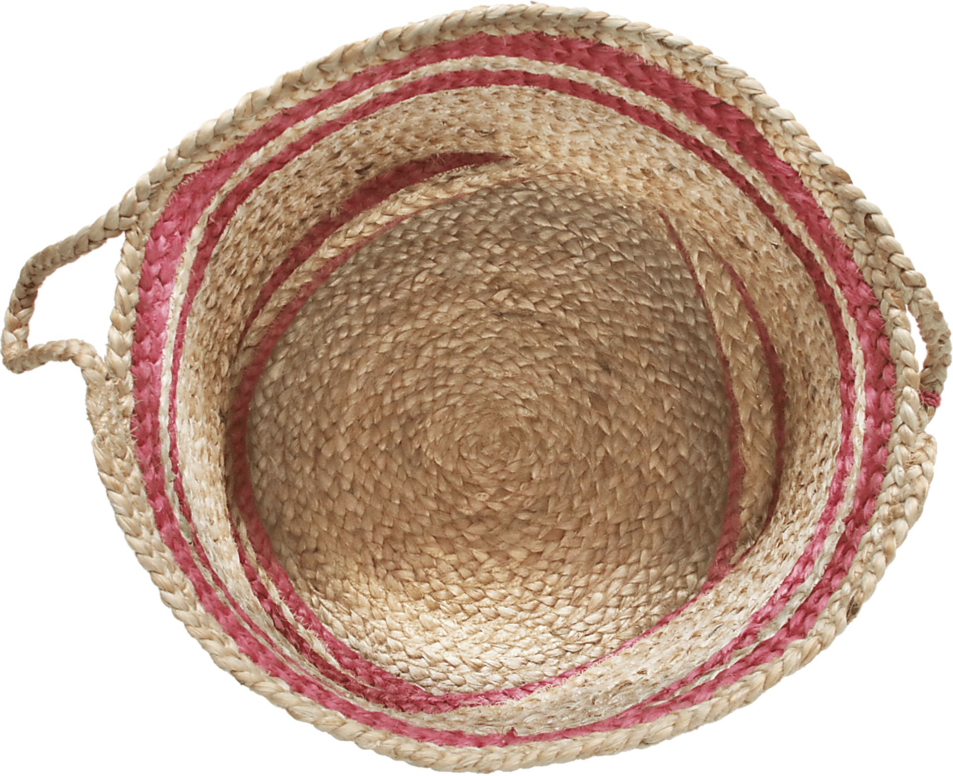 Omylia Tan/Red 19 in. Basket - Image 5