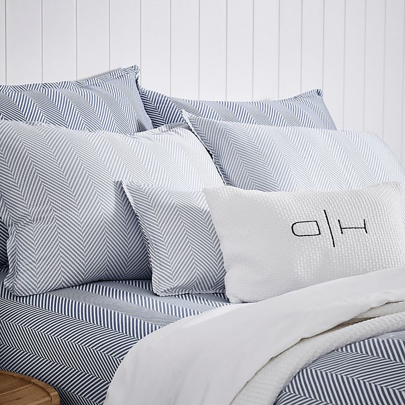 Omyri Blue 4 Pc Queen Duvet Set