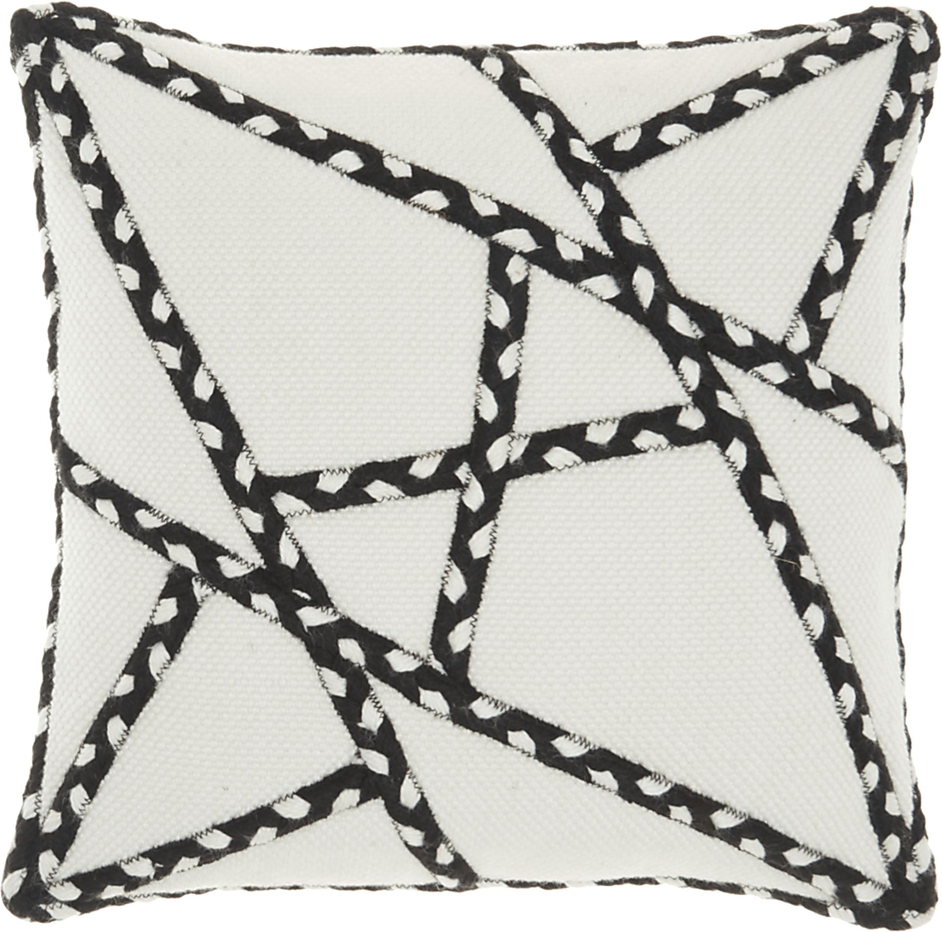 Onas Black Indoor/Outdoor Accent Pillow - Image 1