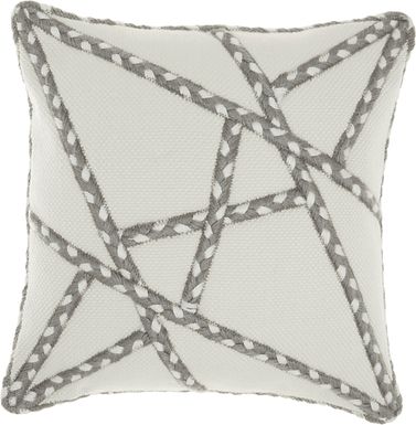 Onas Gray Indoor/Outdoor Accent Pillow