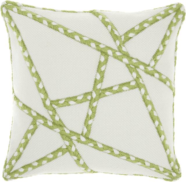 Onas Green Indoor/Outdoor Accent Pillow - Thumbnail - Image 1