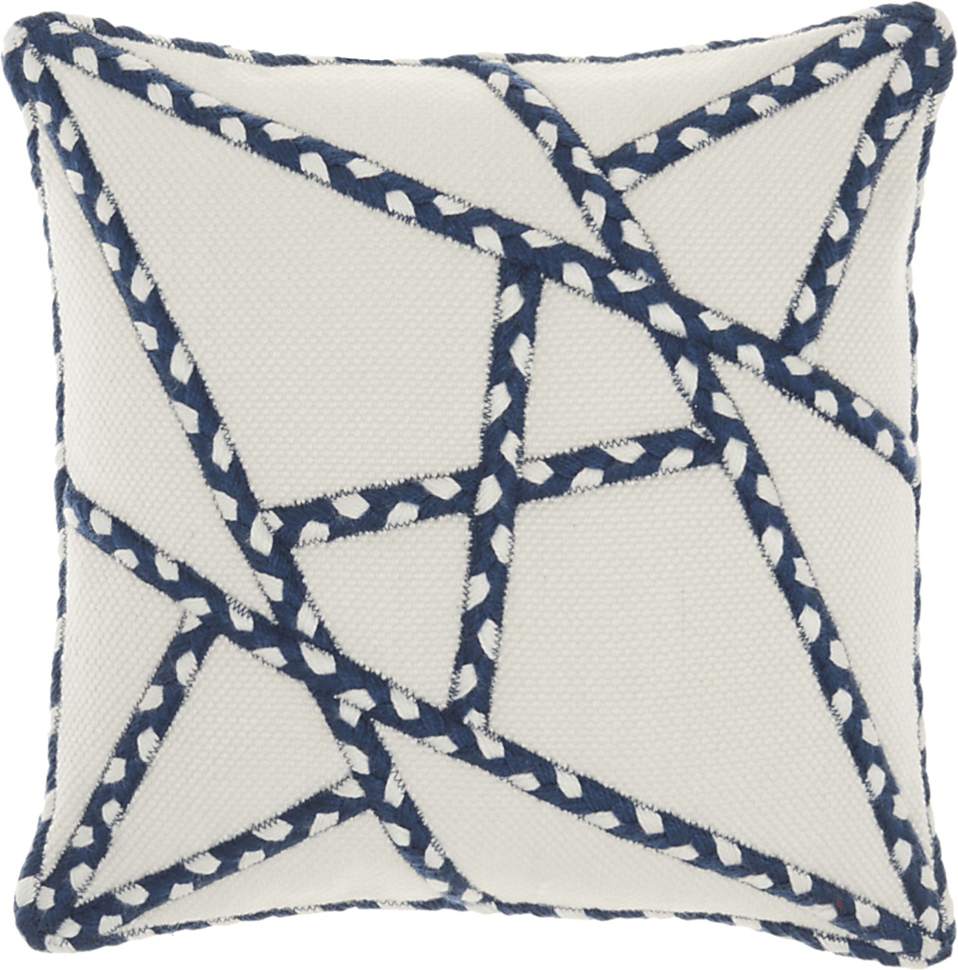 Onas Navy Indoor/Outdoor Accent Pillow - Image 1