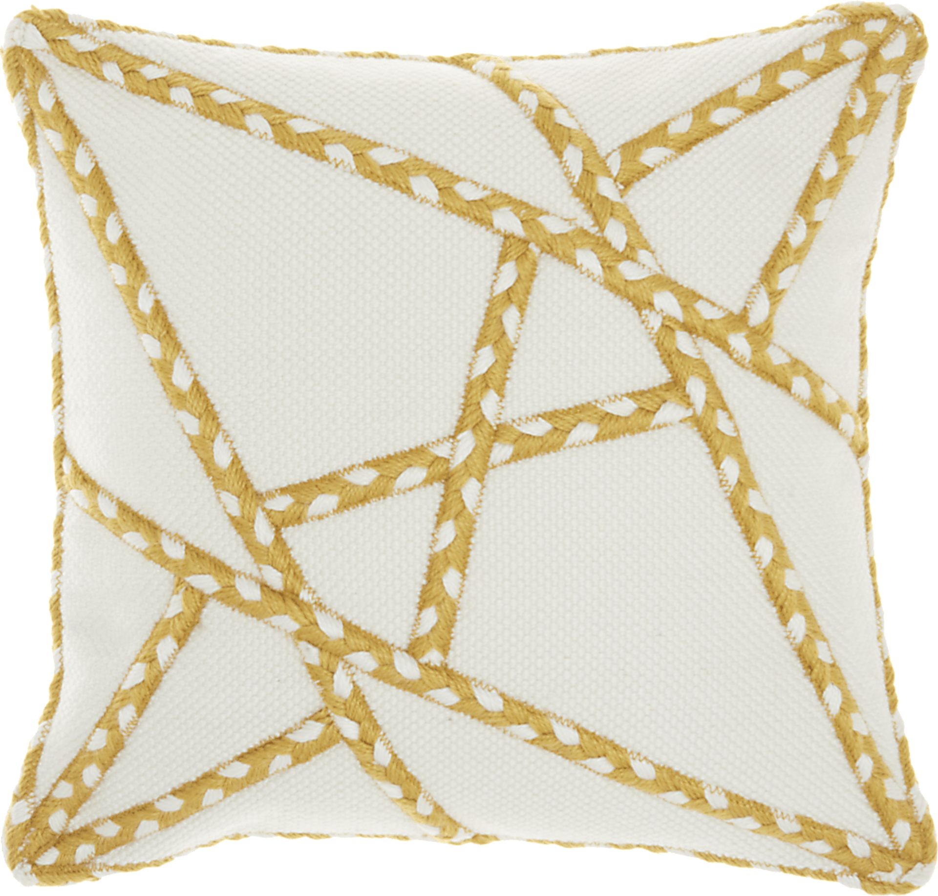 Onas Yellow Indoor/Outdoor Accent Pillow - Image 1