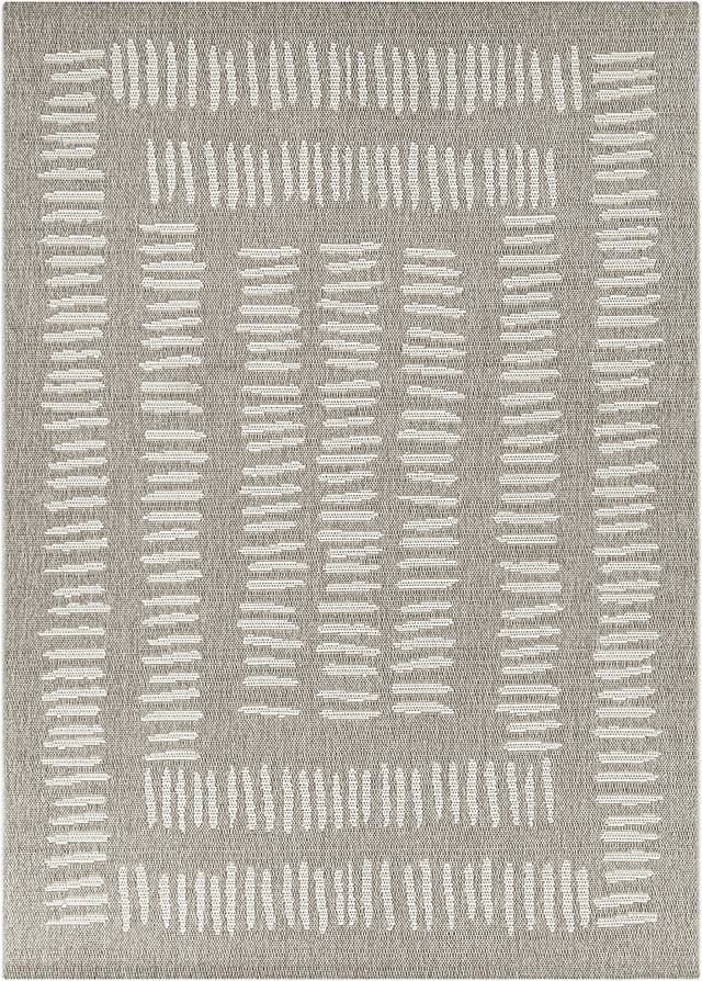 Ondini Tan 7'10 X 10' Indoor/Outdoor Rug - Thumbnail - Image 1