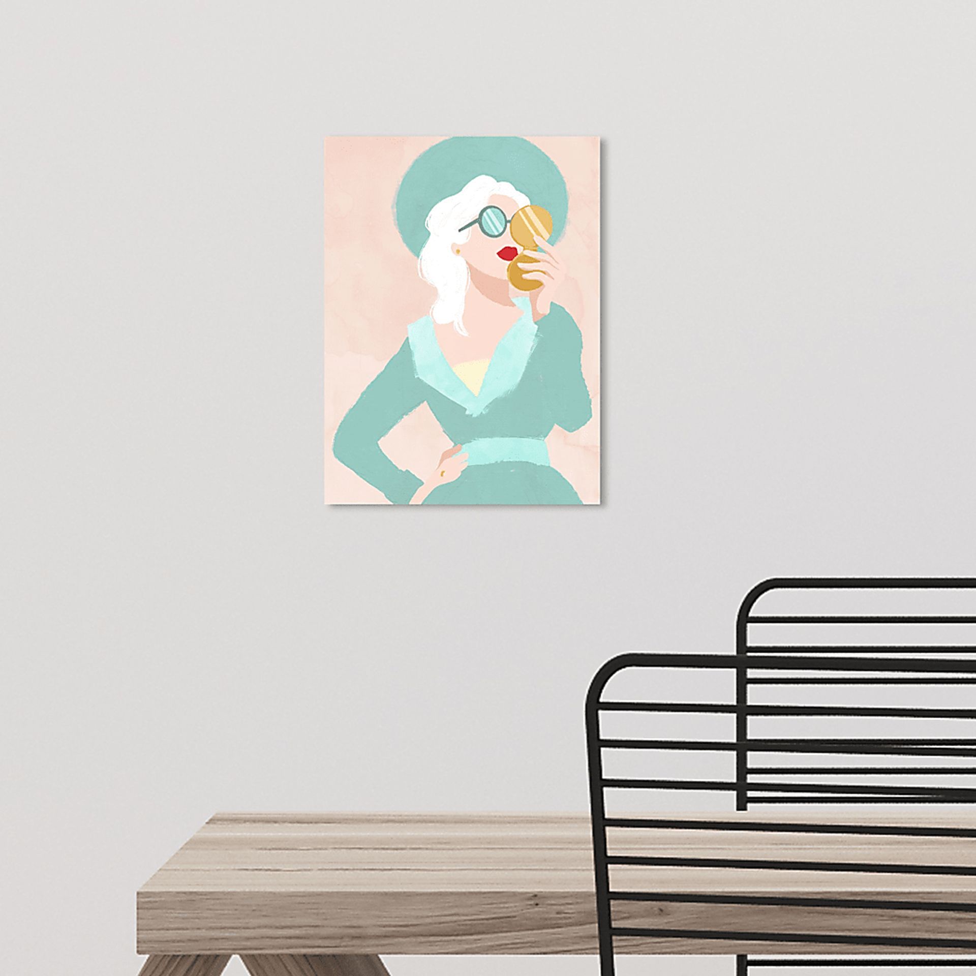 One Last Look Green Artwork - Image 4