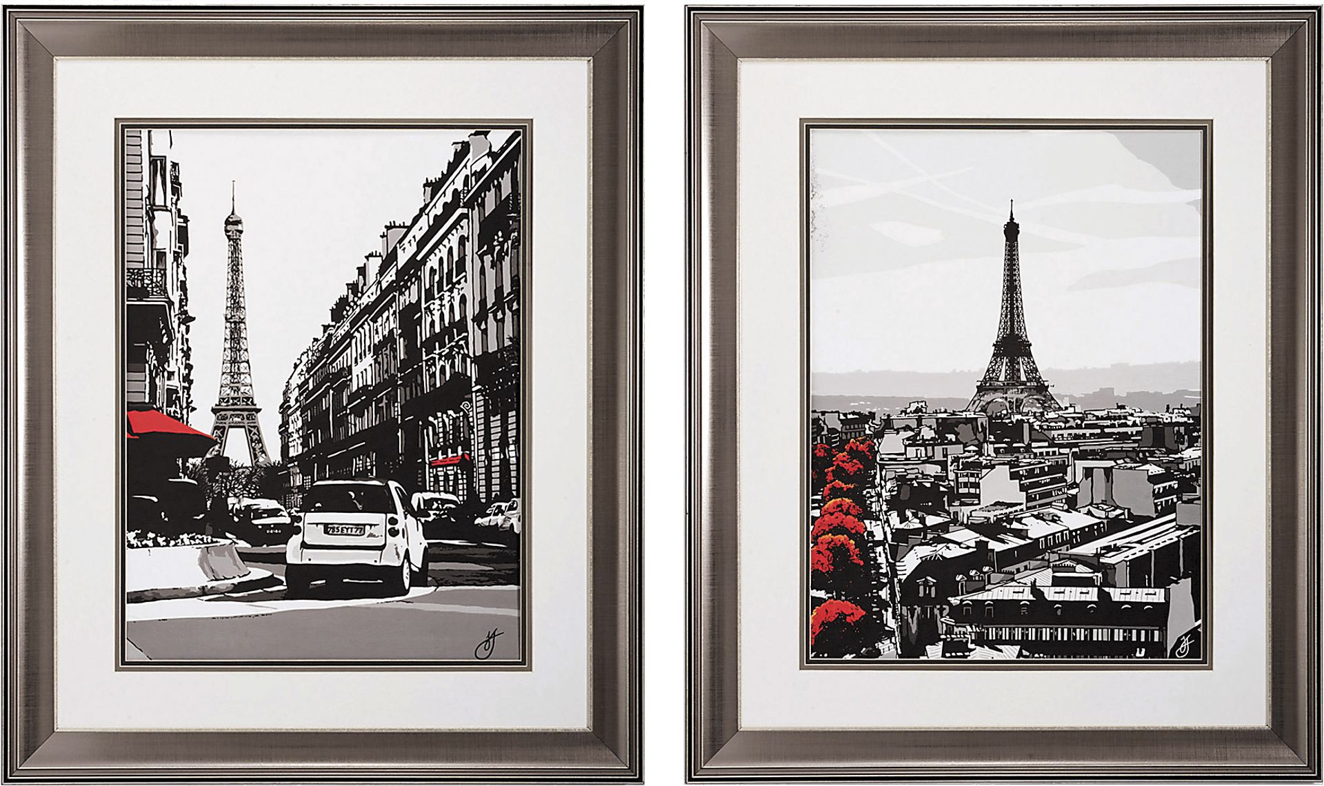 One True Paris Set of 2 Artwork - Image 1