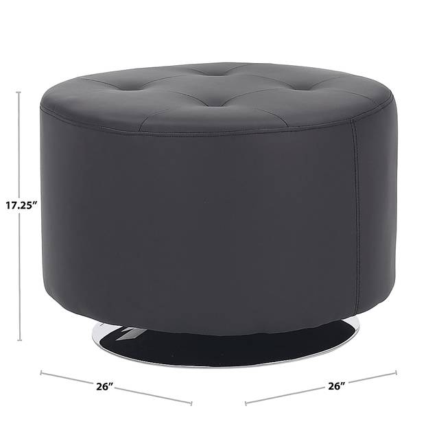 Onelen Gray Accent Ottoman - Thumbnail - Image 4