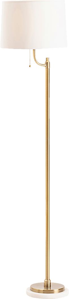 Onique Shores Brass Floor Lamp