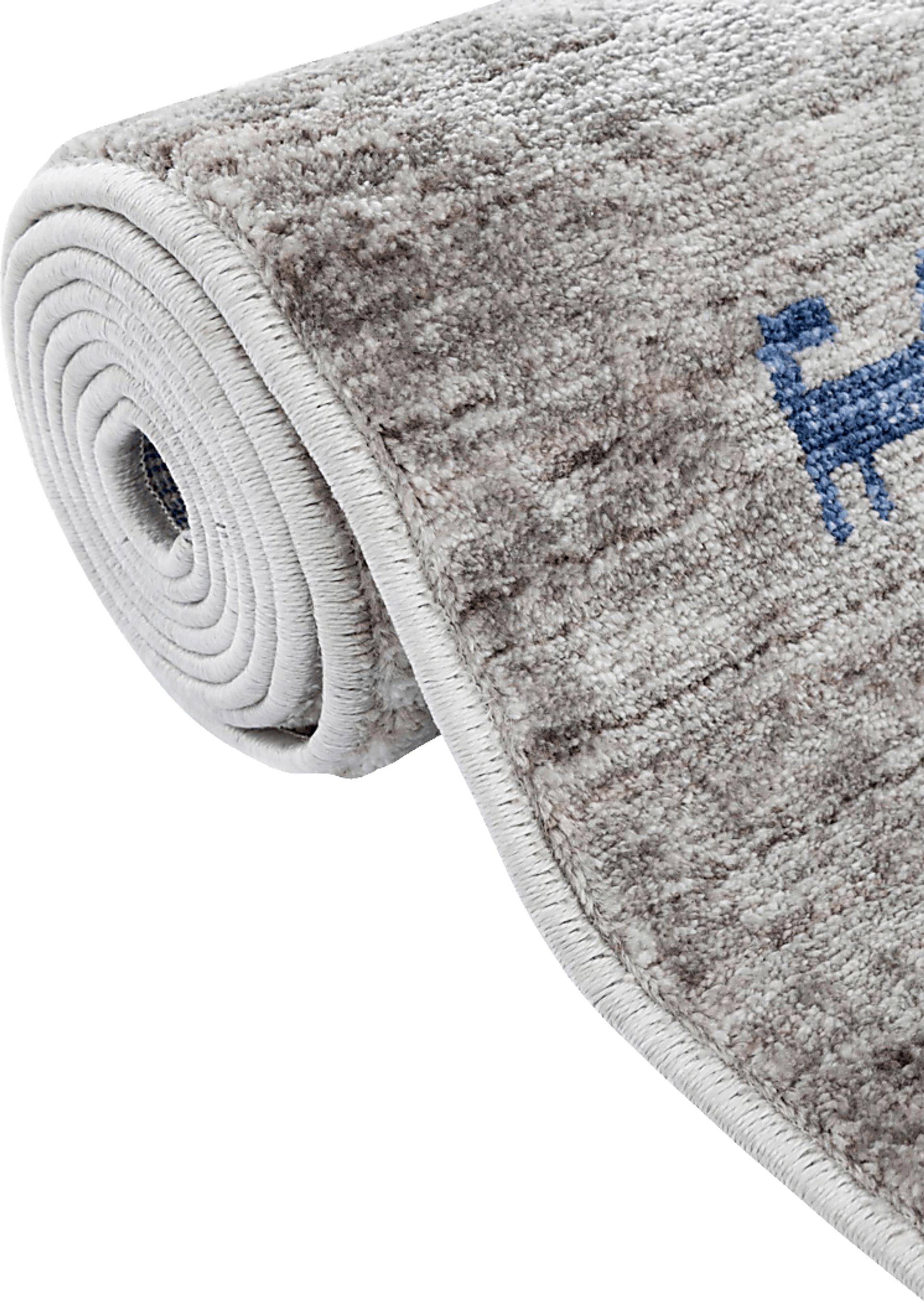 Onoly Blue 6'1 x 9' Rug - Image 7