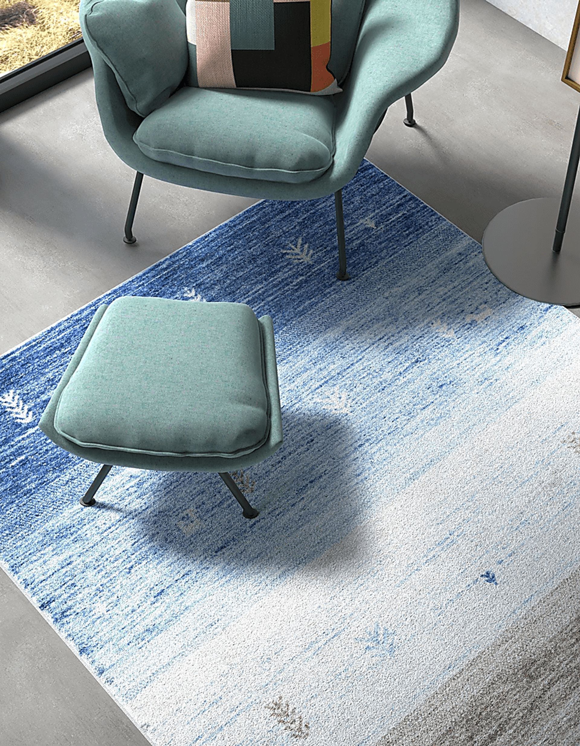 Onoly Blue 9' x 12' Rug - Image 2