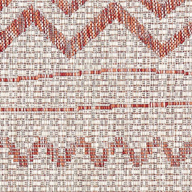 Onomis Beige/Red 5' x 8' Indoor/Outdoor Rug - Thumbnail - Image 7