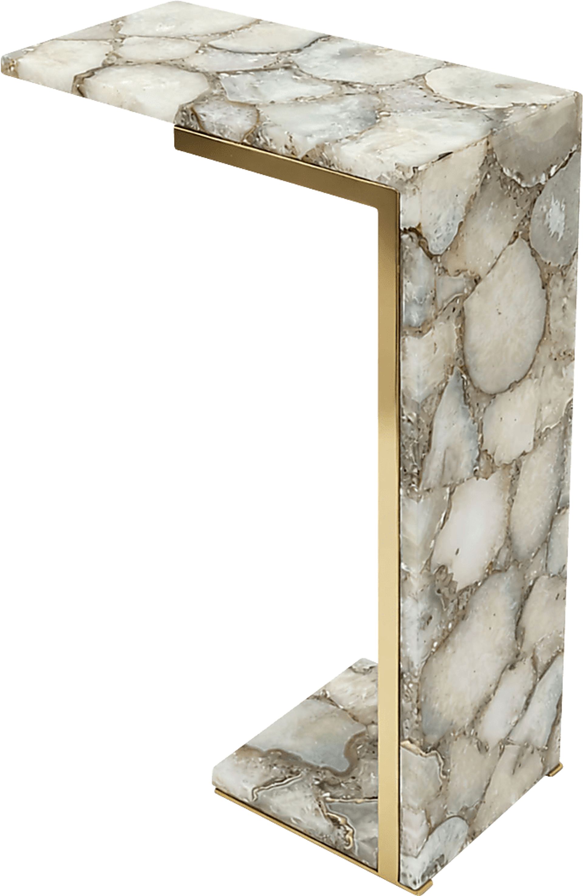 Onosm Gold/Natural Accent Table - Image 4