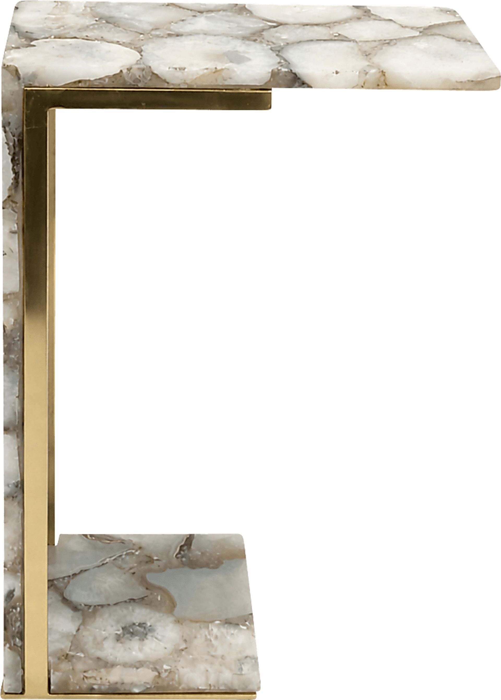 Onosm Gold/Natural Accent Table - Image 5