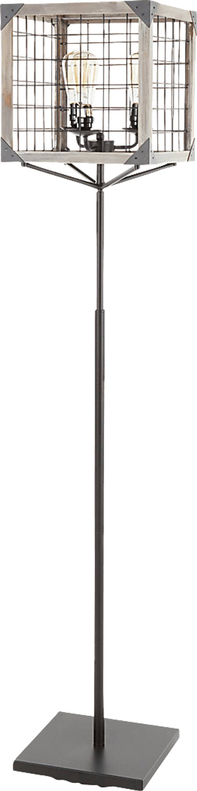 Onslow Club Black Floor Lamp - Thumbnail - Image 4