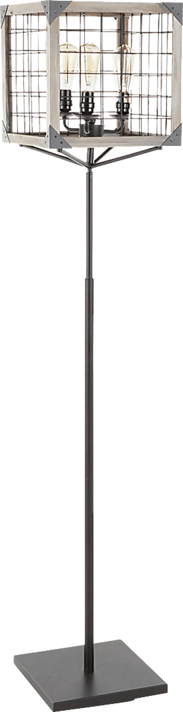 Onslow Club Black Floor Lamp - Thumbnail - Image 1