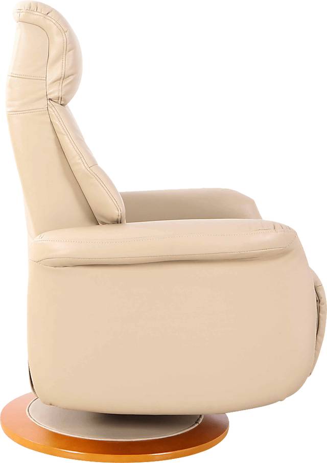 Onzaga Beige Recliner - Thumbnail - Image 2