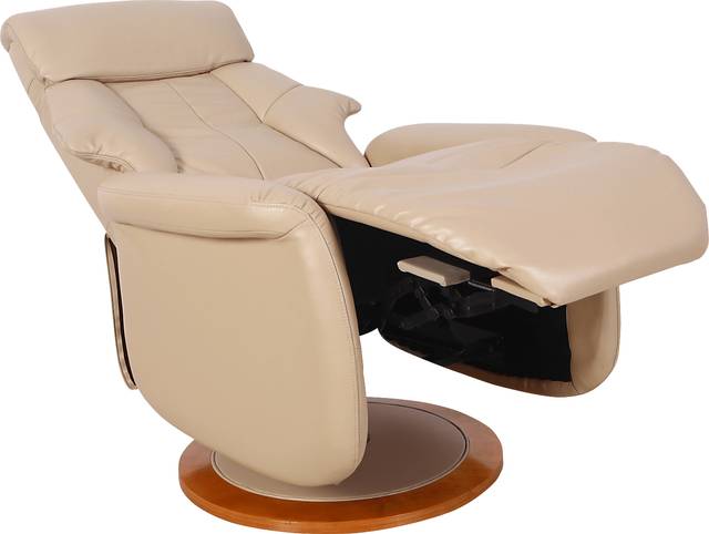 Onzaga Beige Recliner - Thumbnail - Image 7