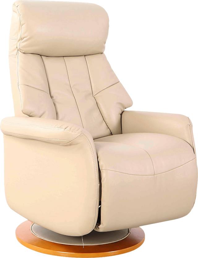 Onzaga Beige Recliner - Thumbnail - Image 1