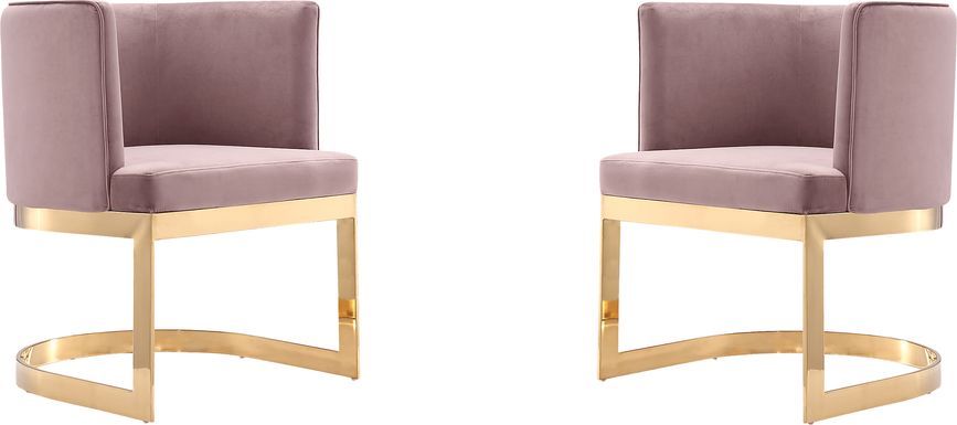 Oonella Blush Side Chair, Set of 2