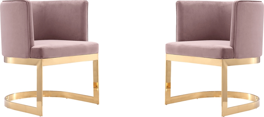 Oonella Blush Side Chair, Set of 2