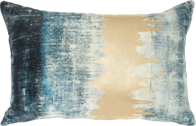 Opace Teal Accent Pillow - Thumbnail - Image 1