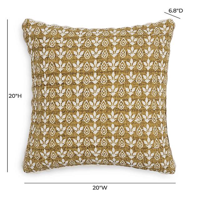 Opalmist Yellow Accent Pillow - Thumbnail - Image 4