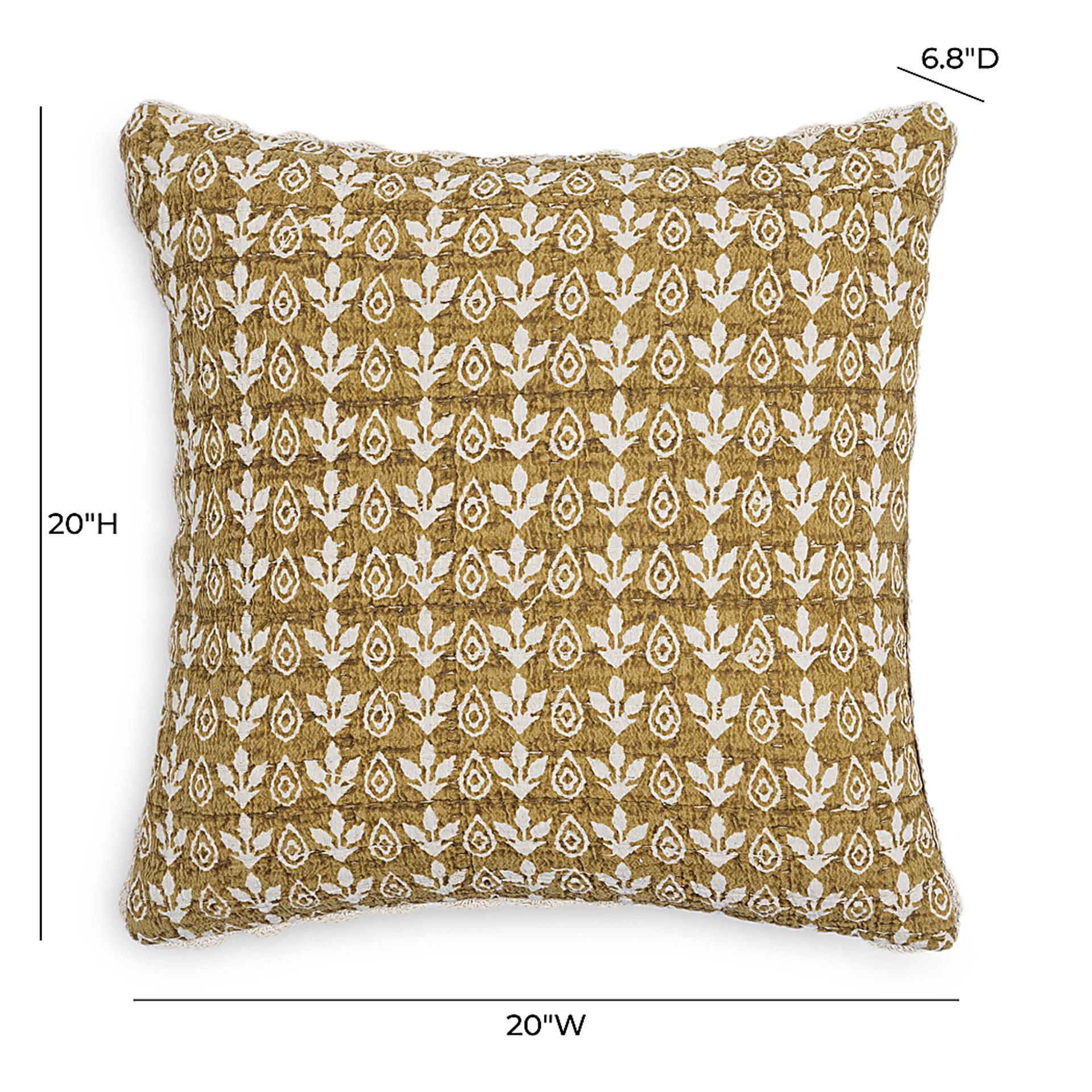 Opalmist Yellow Accent Pillow - Image 4
