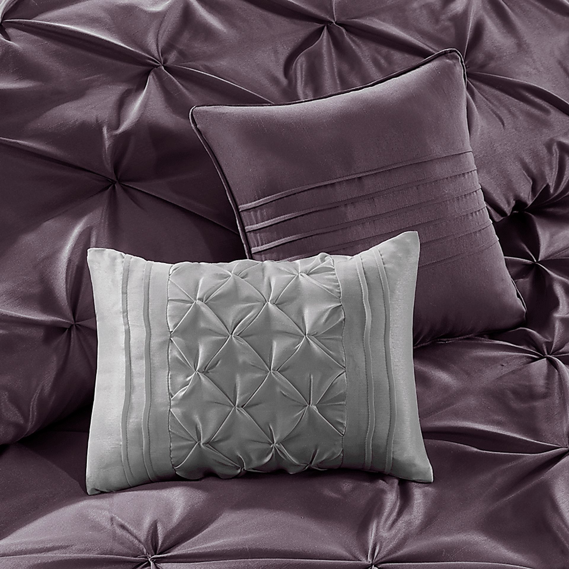 Opelusas Purple 24 Pc California King Bedding Set - Image 3