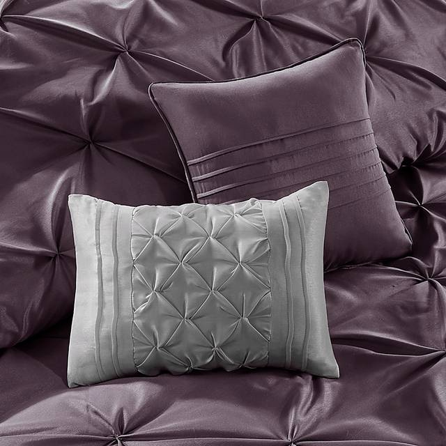Opelusas Purple 24 Pc King Bedding Set - Thumbnail - Image 3