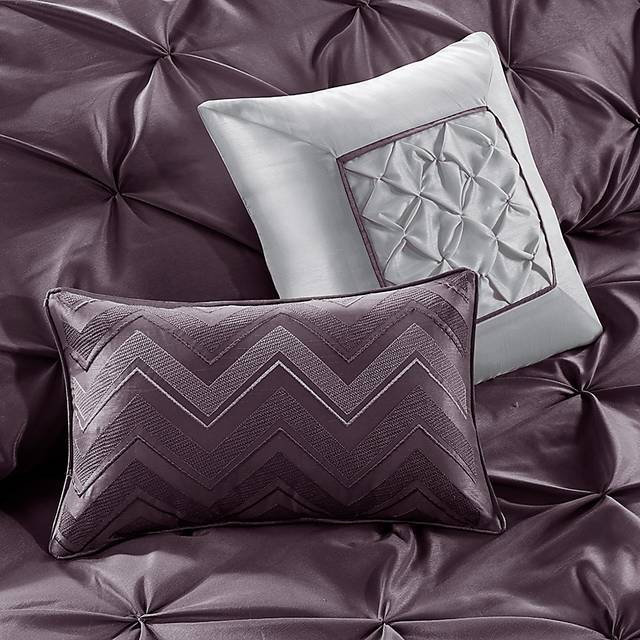 Opelusas Purple 24 Pc King Bedding Set - Thumbnail - Image 4