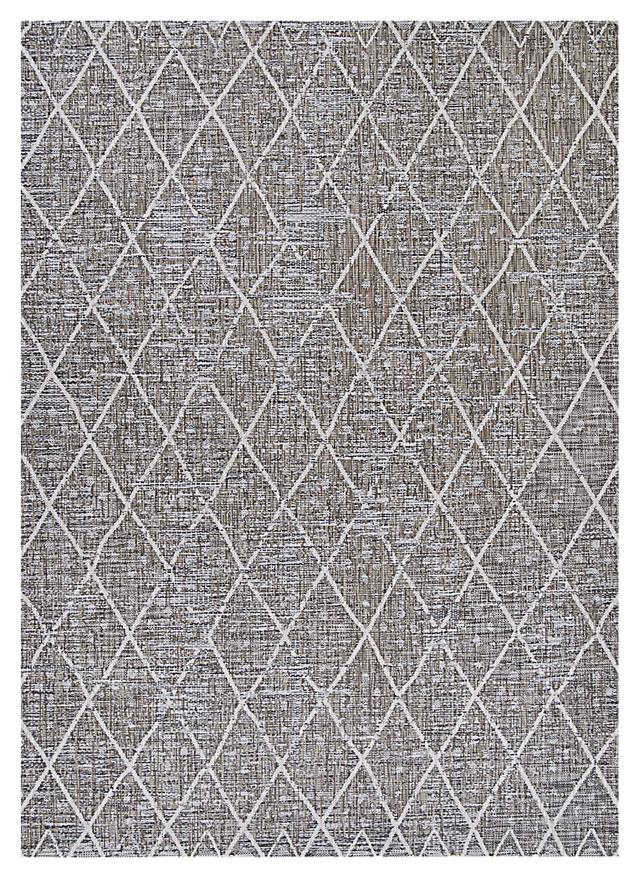 Open Plains Tan 5'3 x 7'6 Indoor/Outdoor Rug - Thumbnail - Image 1