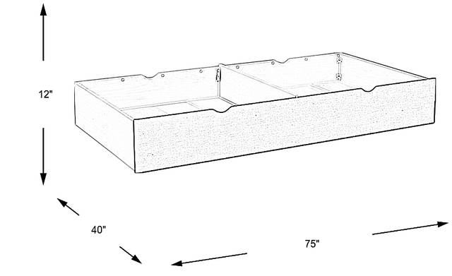 Dimension Image. Please refer to the Dimension Tab on this page for dimension details.