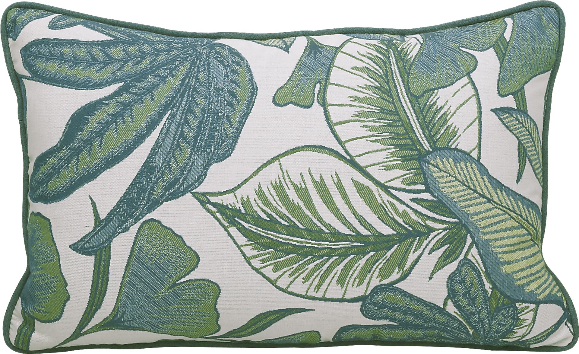 Lavish Palm Green Indoor/Outdoor Accent Pillow - Image 1