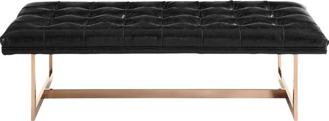 Oppland Black Accent Bench - Thumbnail - Image 2
