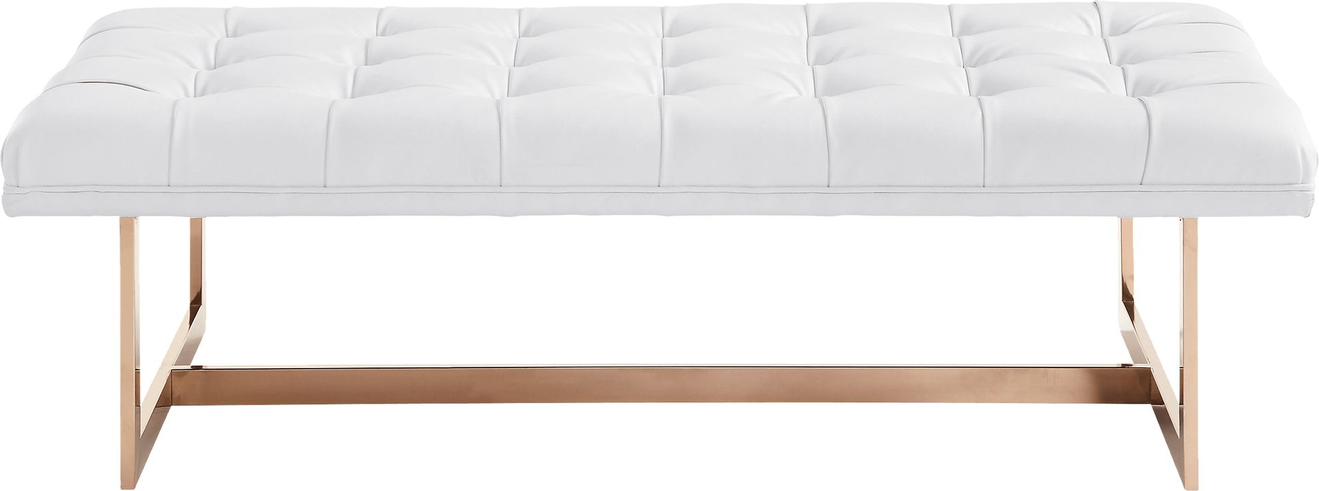 Oppland White Accent Bench - Image 2