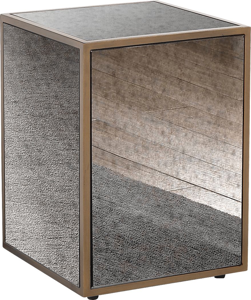 Oranda Brass End Table