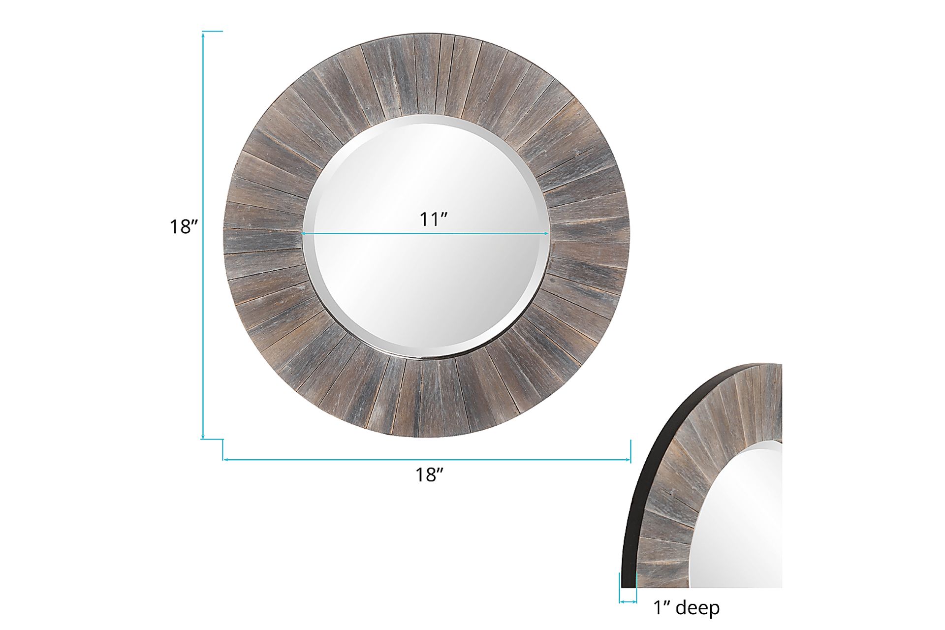 Orane Brown Mirror - Image 2