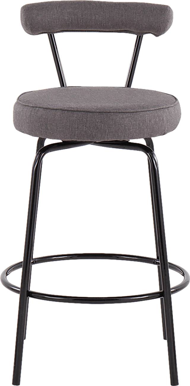 Orangethorpe Charcoal Counter Height Stool, Set of 2 - Thumbnail - Image 6