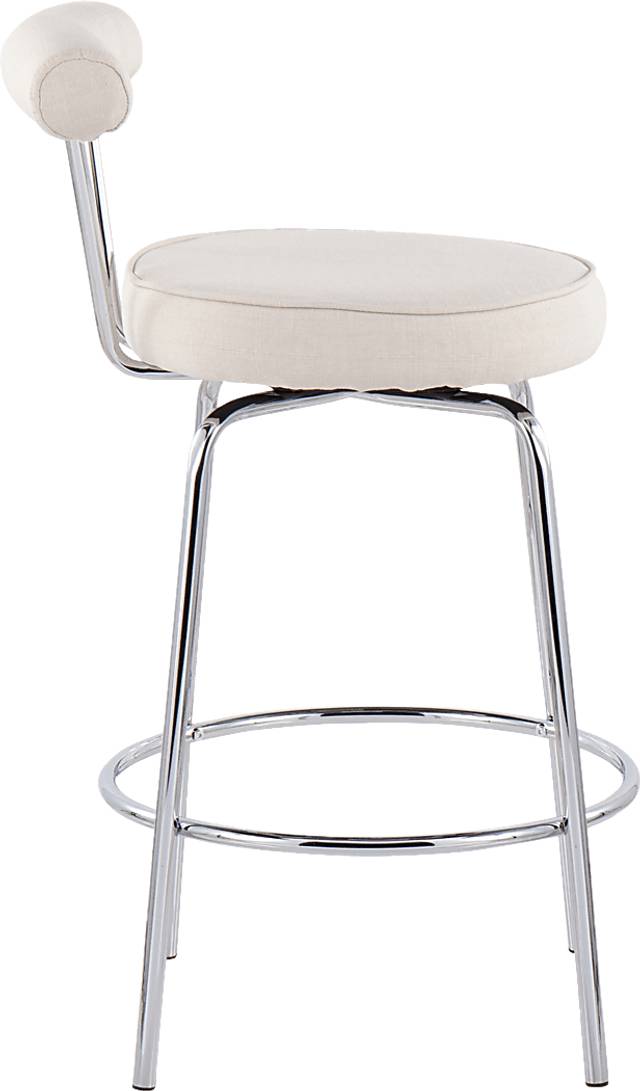 Orangethorpe Cream Counter Height Stool, Set of 2 - Thumbnail - Image 3