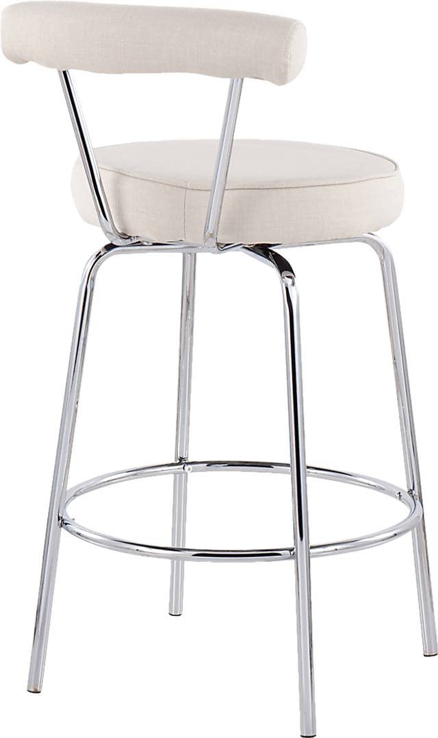Orangethorpe Cream Counter Height Stool, Set of 2 - Thumbnail - Image 4