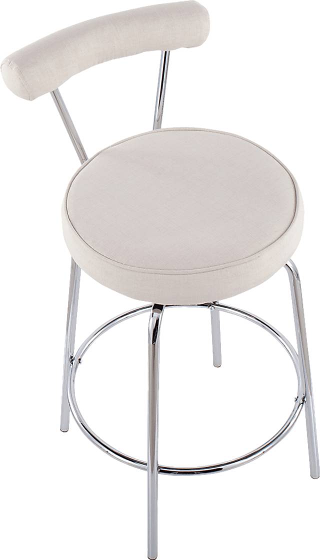 Orangethorpe Cream Counter Height Stool, Set of 2 - Thumbnail - Image 7