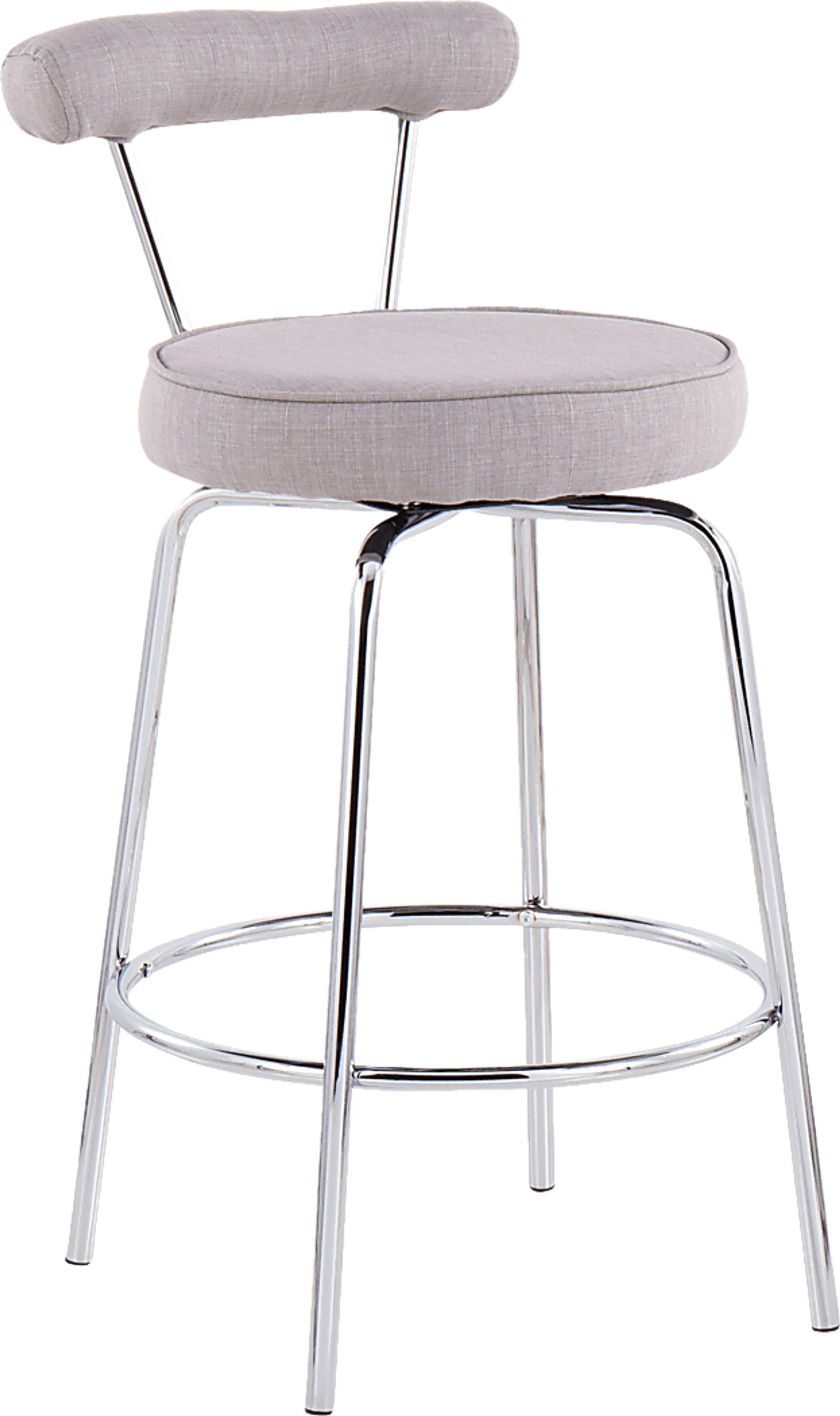 Orangethorpe Gray Counter Height Stool, Set of 2 - Image 2