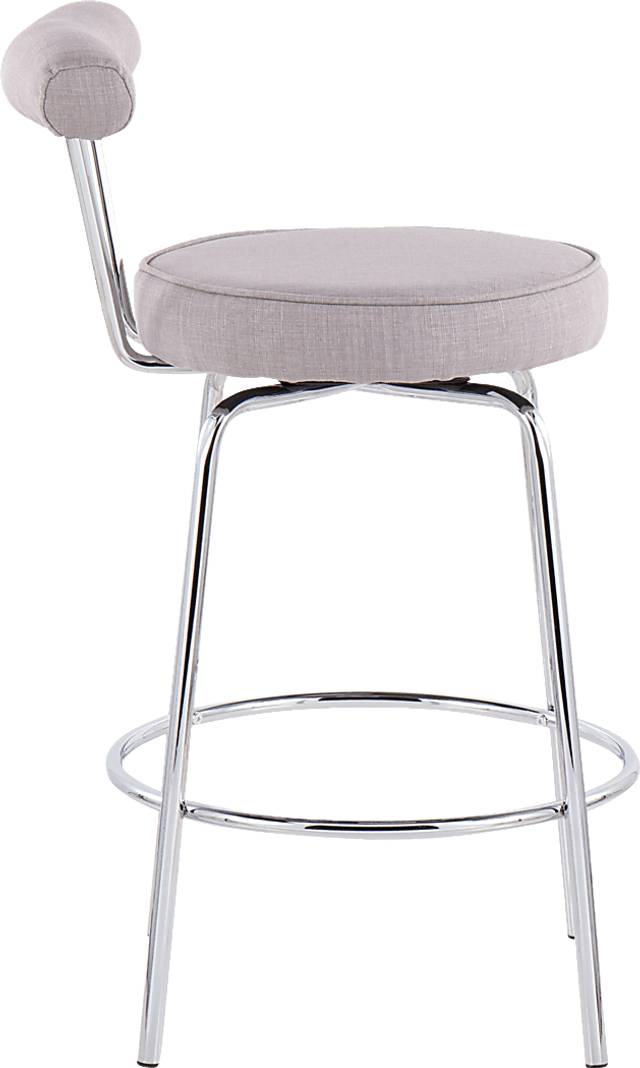 Orangethorpe Gray Counter Height Stool, Set of 2 - Thumbnail - Image 3
