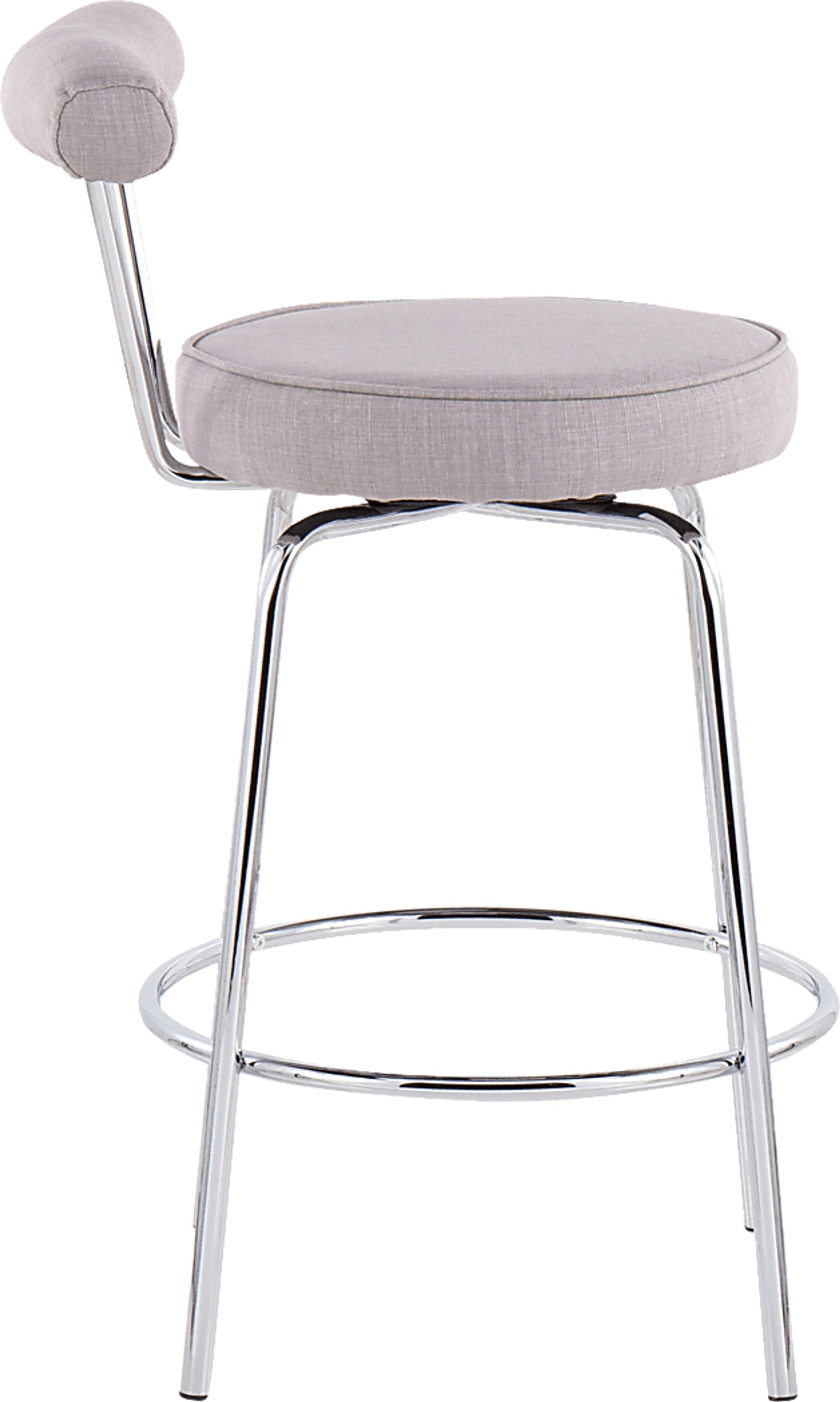 Orangethorpe Gray Counter Height Stool, Set of 2 - Image 3