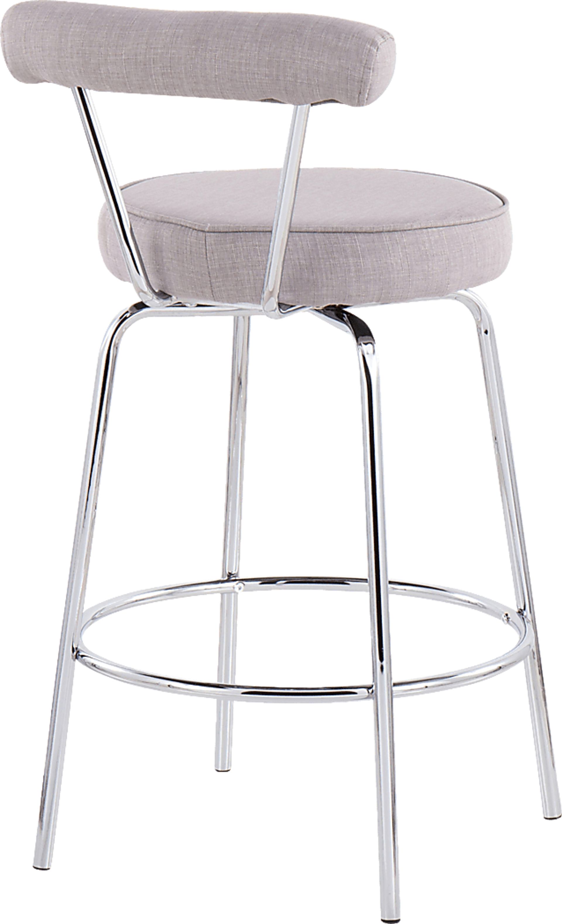 Orangethorpe Gray Counter Height Stool, Set of 2 - Image 4