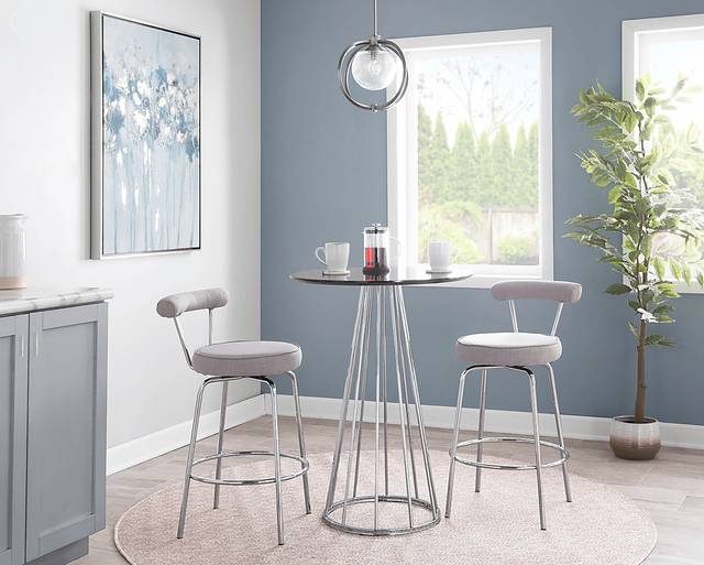 Orangethorpe Gray Counter Height Stool, Set of 2 - Thumbnail - Image 8