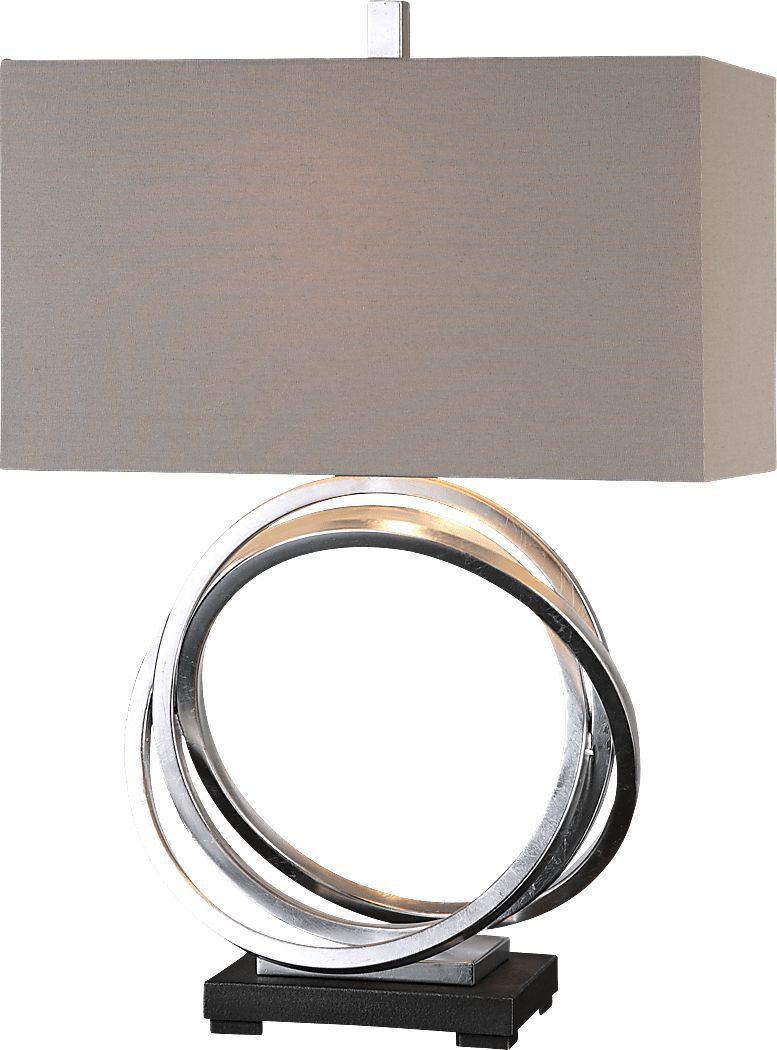 Orbital Silver Lamp