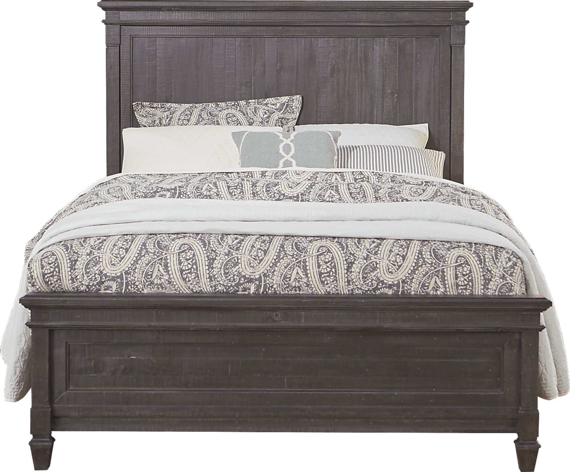 Orchard Gables Black 3 Pc King Panel Bed - Image 1