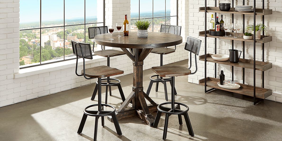 Orchard House Brown 5 Pc Counter Height Dining Set