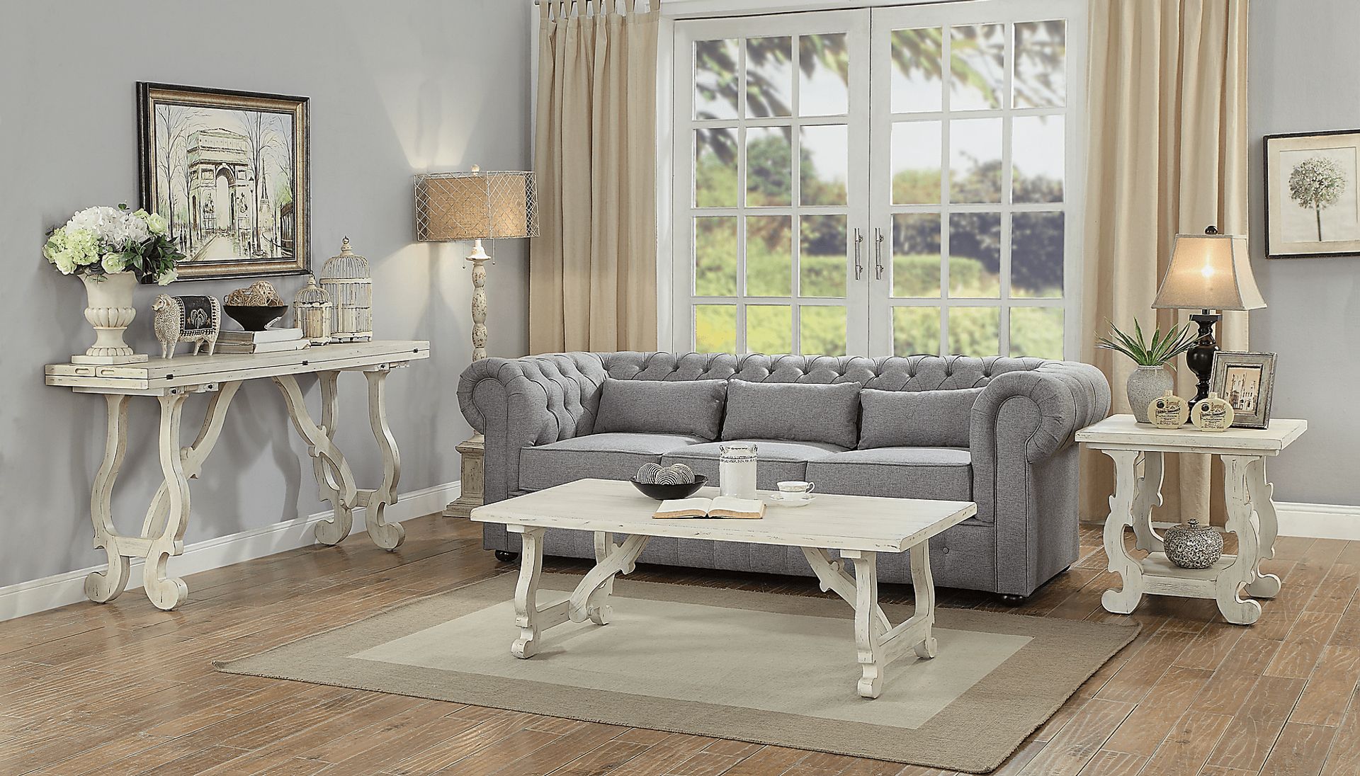 Orchard Park Cream Cocktail Table - Image 4